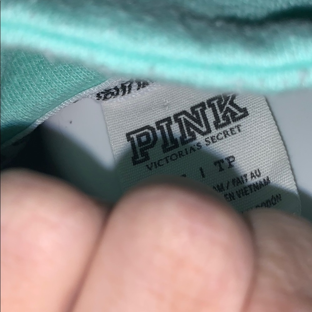 mint green PINK victoria’s secret half zip - Picture 3 of 3